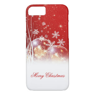 Beautiful festive “Merry Christmas” illustration iPhone 8/7 Case