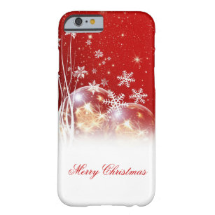 Beautiful festive “Merry Christmas” illustration Barely There iPhone 6 Case