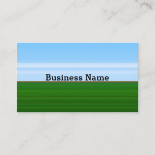 Beautiful Field Landscape - Minimalist Style Business Card