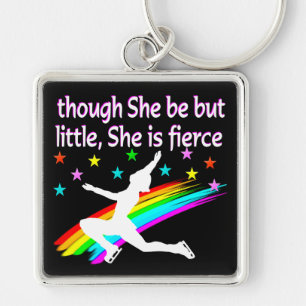 BEAUTIFUL FIGURE SKATING DESIGN KEY RING