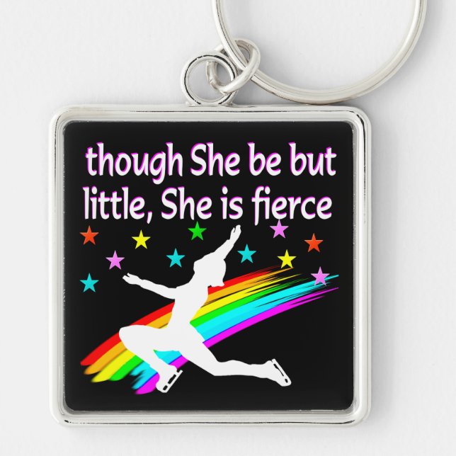 BEAUTIFUL FIGURE SKATING DESIGN KEY RING (Front)