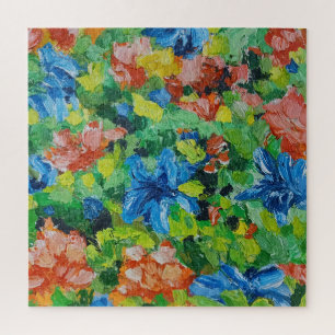 Beautiful Fine Art Flowers Jigsaw Puzzle