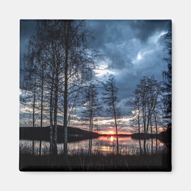 Beautiful Finland landscape photograph Magnet (Front)