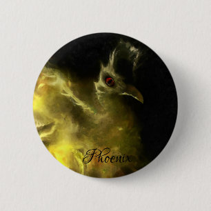 Beautiful flame Little Phoenix 6 Cm Round Badge