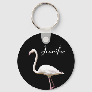 Beautiful Flamingo - Personalised Name Keychain