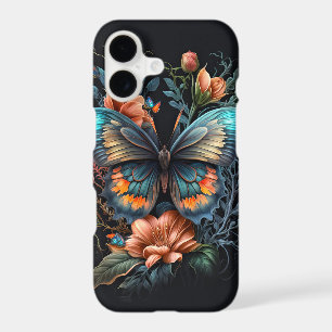 Beautiful Floating Butterfly Collage Art