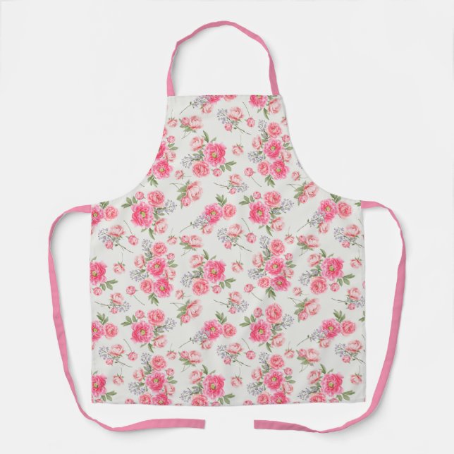 Beautiful Floral Apron (Front)