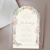 Beautiful floral ARCH spring wedding PREMIUM THICK