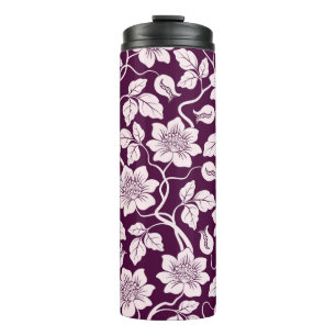 Beautiful Floral Background Thermal Tumbler