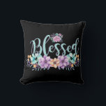 Beautiful Floral Blessed Cushion<br><div class="desc">Floral Blessed Design</div>