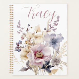 Beautiful Floral Bouquet Custom Planner
