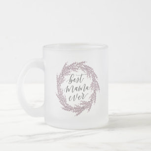 Beautiful Floral Custom Best mama Ever Mug