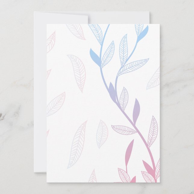 Beautiful Floral Frame Invitation (Front)