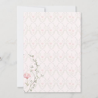 Beautiful Floral Invitation