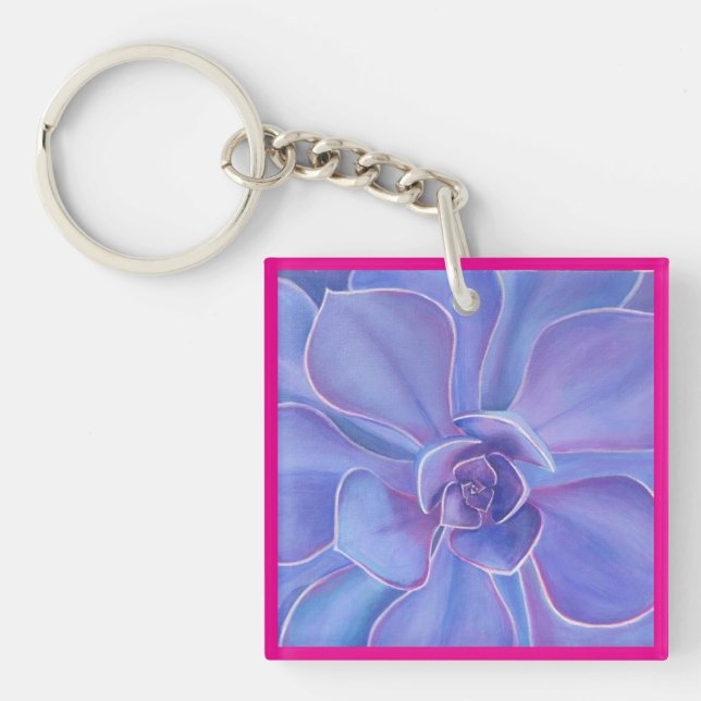 Beautiful Floral Key Chain (Front)
