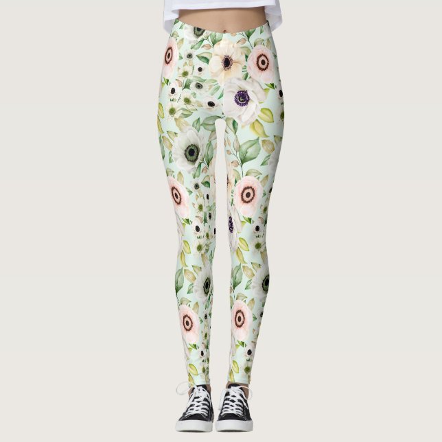 Beautiful Floral Leggings (Front)