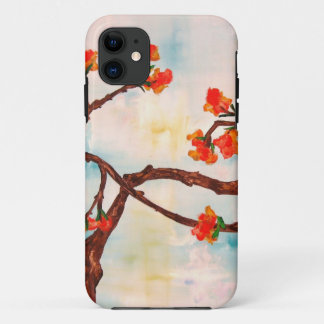 Beautiful Floral Painting of Blooms. iPhone 11 Case