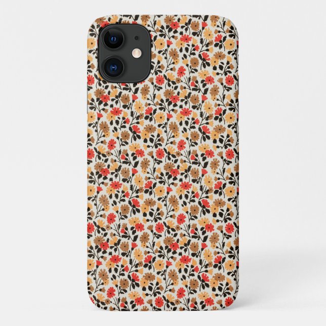 Beautiful Floral Pattern  Case-Mate iPhone Case (Back)