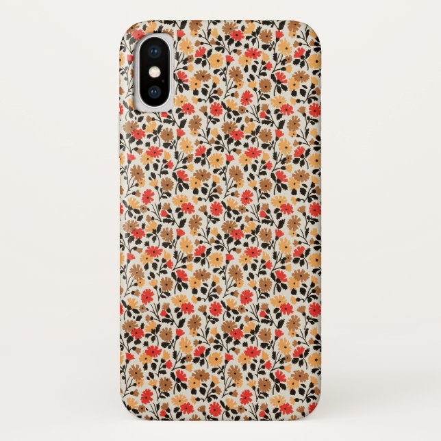Beautiful Floral Pattern  Case-Mate iPhone Case (Back)