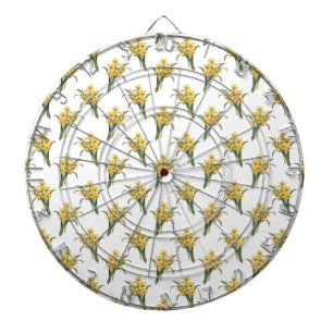 Beautiful Floral Pattern Dartboard