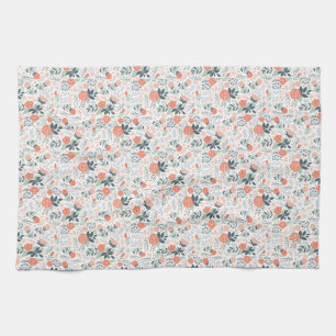 Beautiful Floral Pattern Girly Tea Towel