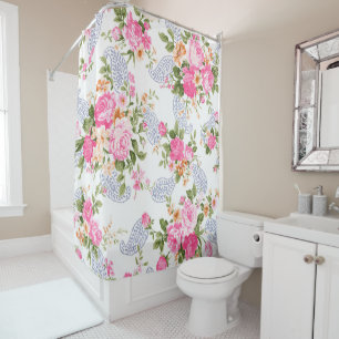 Beautiful Floral Pattern  Shower Curtain