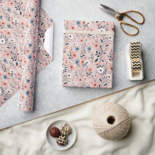 Beautiful Floral Pattern Wrapping Paper