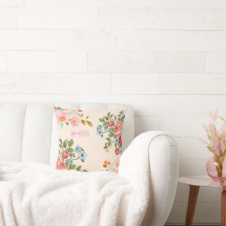 Beautiful Floral Pillow – Elegant Home Décor