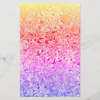Beautiful Floral Print Writing Paper