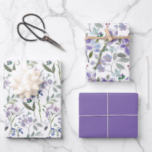 Beautiful Floral Prints  Wrapping Paper Sheets