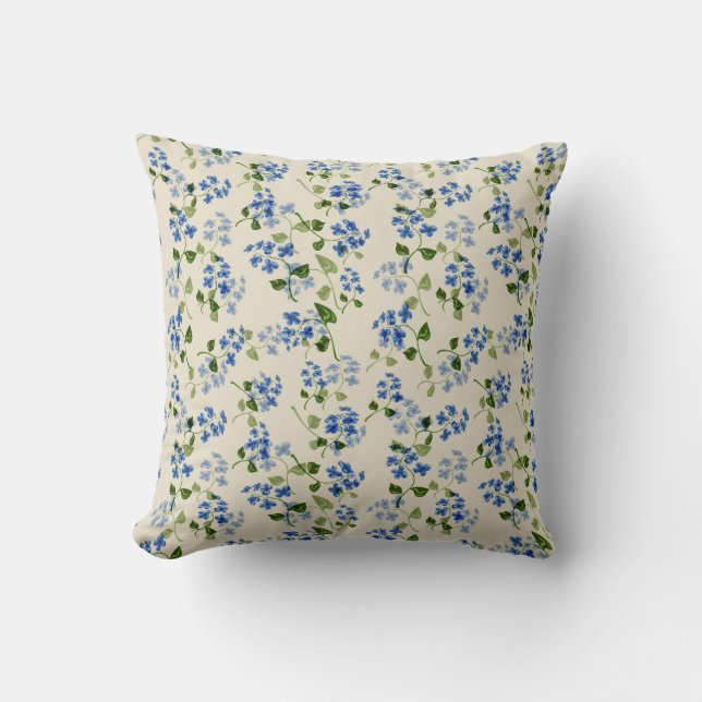 Beautiful floral seamless pattern  cushion (Front)