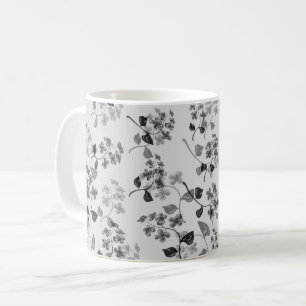 Beautiful floral seamless pattern forget-me-not bl coffee mug