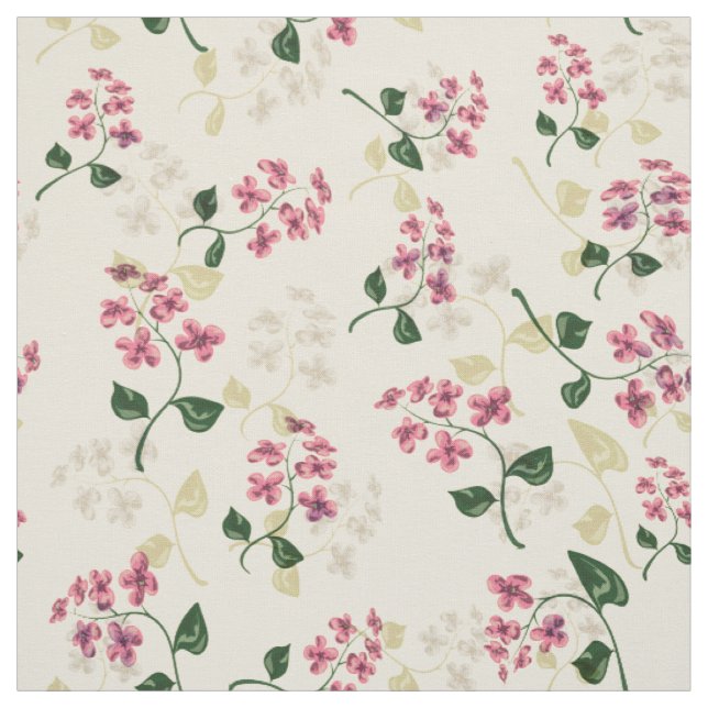 Beautiful floral seamless pattern forget-me-not bl fabric (Swatch)