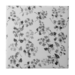 Beautiful floral seamless pattern forget-me-not bl tile