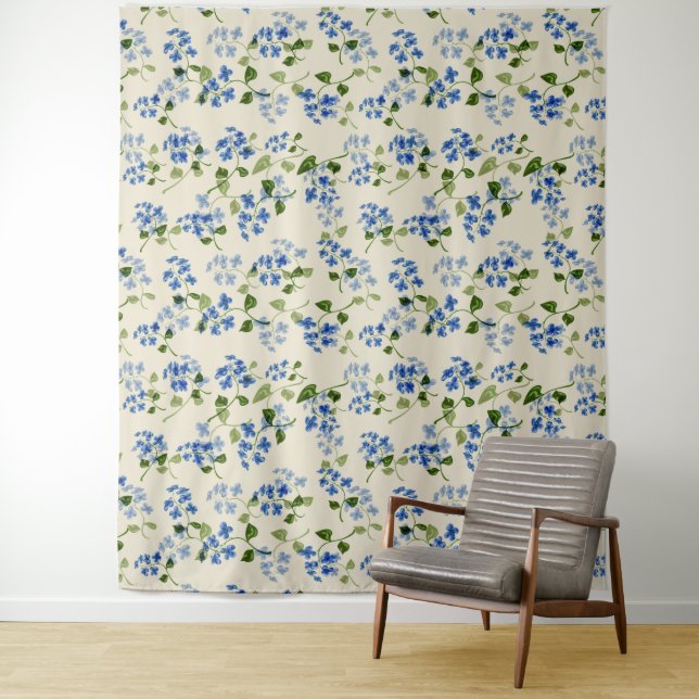 Beautiful floral seamless pattern  tapestry (In Situ)
