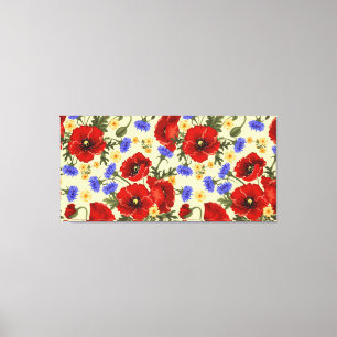 Beautiful Floral Sketch Canvas