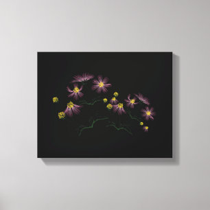 Beautiful Floral Sketch Canvas Print