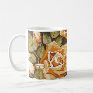 Beautiful Floral Sketch Coffee Mug
