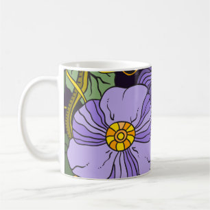 Beautiful Floral Sketch Coffee Mug