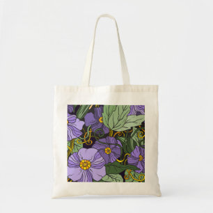 Beautiful Floral Sketch Tote Bag