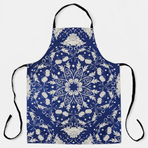 Beautiful floral square pattern apron