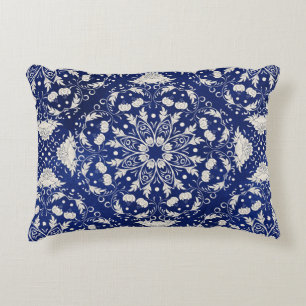 Beautiful floral square pattern decorative cushion