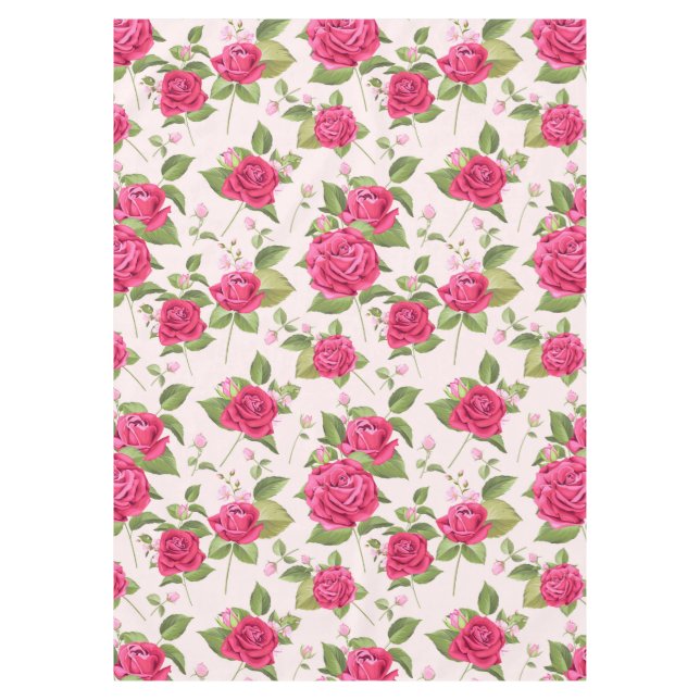 Beautiful Floral Tablecloth (Front)