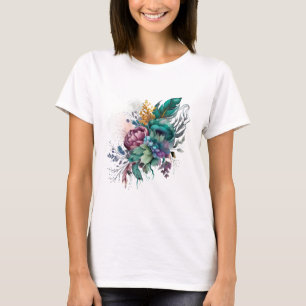 Beautiful Floral Tee - Choose Your Colour!