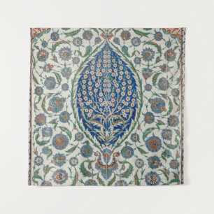 BEAUTIFUL FLORAL TEXTILE TAPESTRY