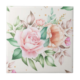 Beautiful Floral  Tile