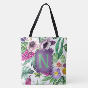 Beautiful Floral Tote Bag