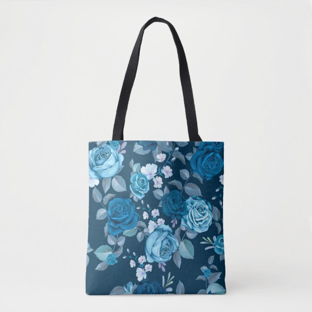 Beautiful Floral Tote Bag (Front)
