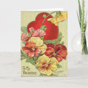 Beautiful Floral Valentine's Day Card