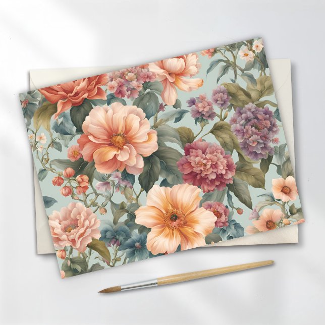 Beautiful Floral Vintage Flower Postcard (Creator Uploaded)